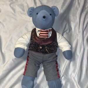 North American bear company Chicago 1979 blue dapper gentleman Rhett beartler